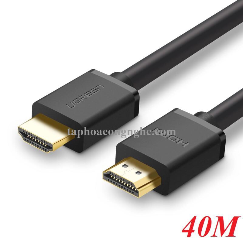 Ugreen 40591 40M màu Đen Cáp tín hiệu HDMI chuẩn 1.4 hỗ trợ phân giải 4K * 2K HD104 30040591